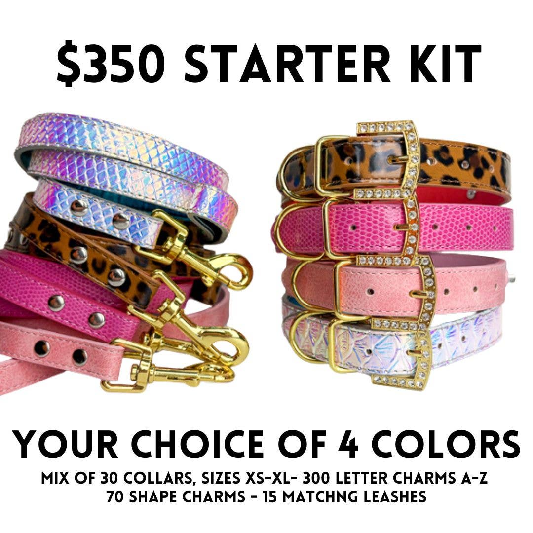 House of FurBaby - Wholesale Pet Collar - Cat/Dog - DIY Pet Collar Bar Starter Pack - Gold - 280 Pieces22