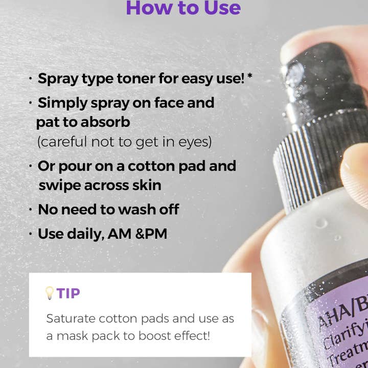 Best Beauty Group - Wholesale Facial Toner - COSRX AHA BHA Clarifying Treatment Toner K-Beauty4