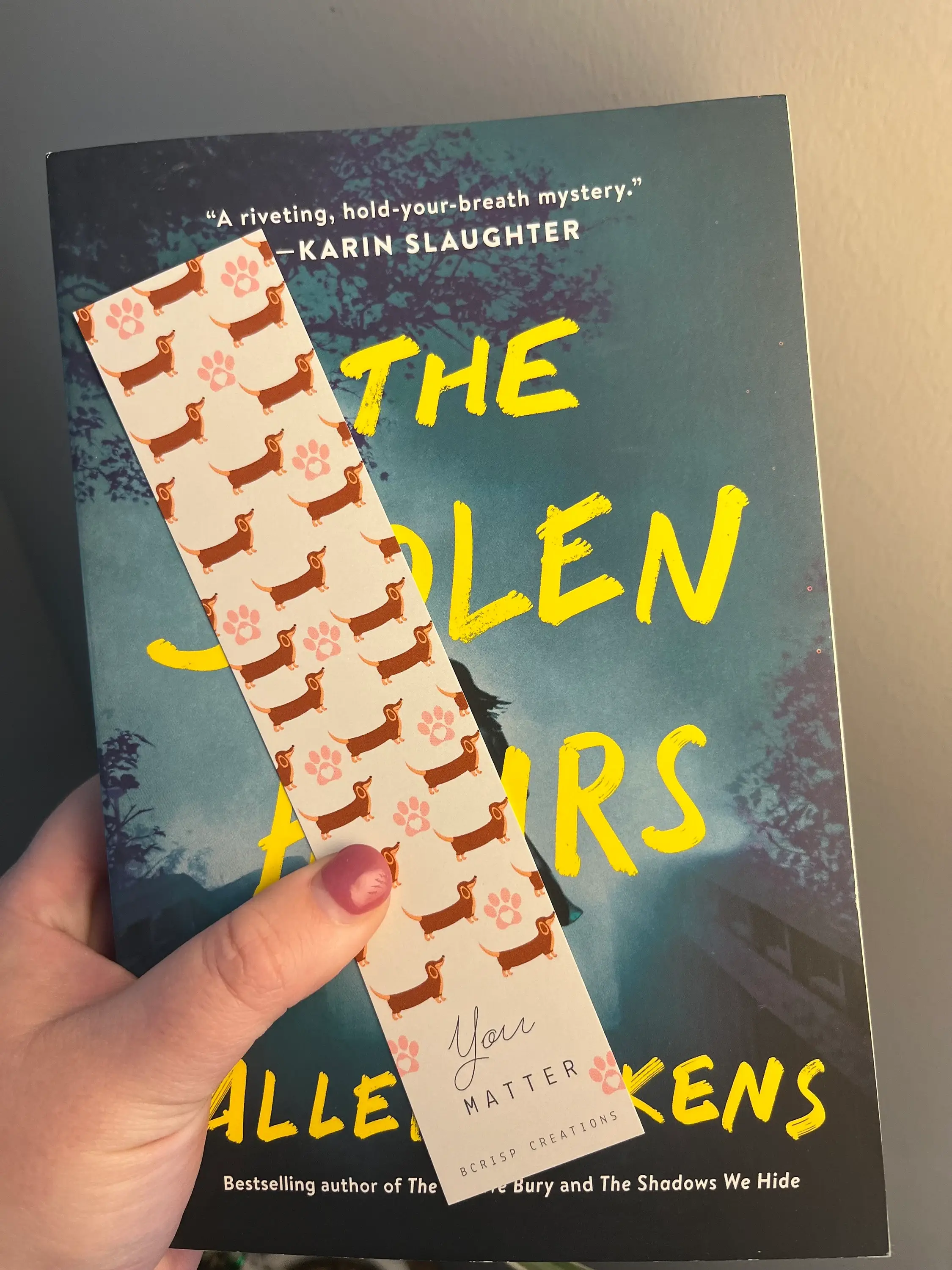 BCrisp Creations - Wholesale Bookmark - Dachshund "You Matter" Bookmarks 1