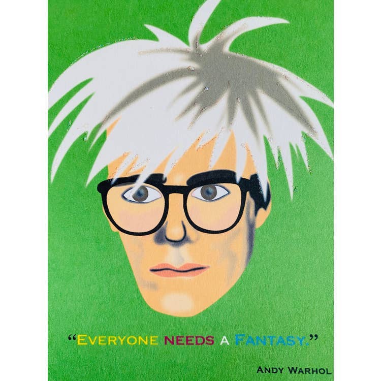 Studio Daedre - Wholesale Everyday Greeting Card - Pop Warhol Green - Loose cards0