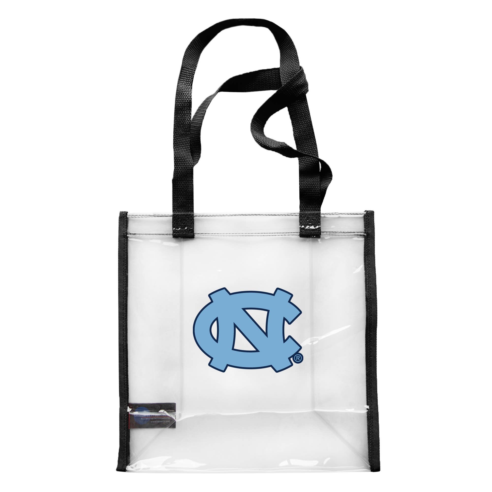 Little Earth Productions - Wholesale Tote Bag - Unisex - NCAA North Carolina Tar Heels Clear Advantage Tote0