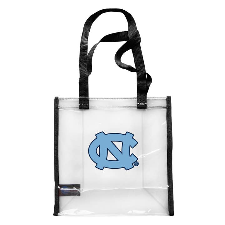 Little Earth Productions - Wholesale Tote Bag - Unisex - NCAA North Carolina Tar Heels Clear Advantage Tote
