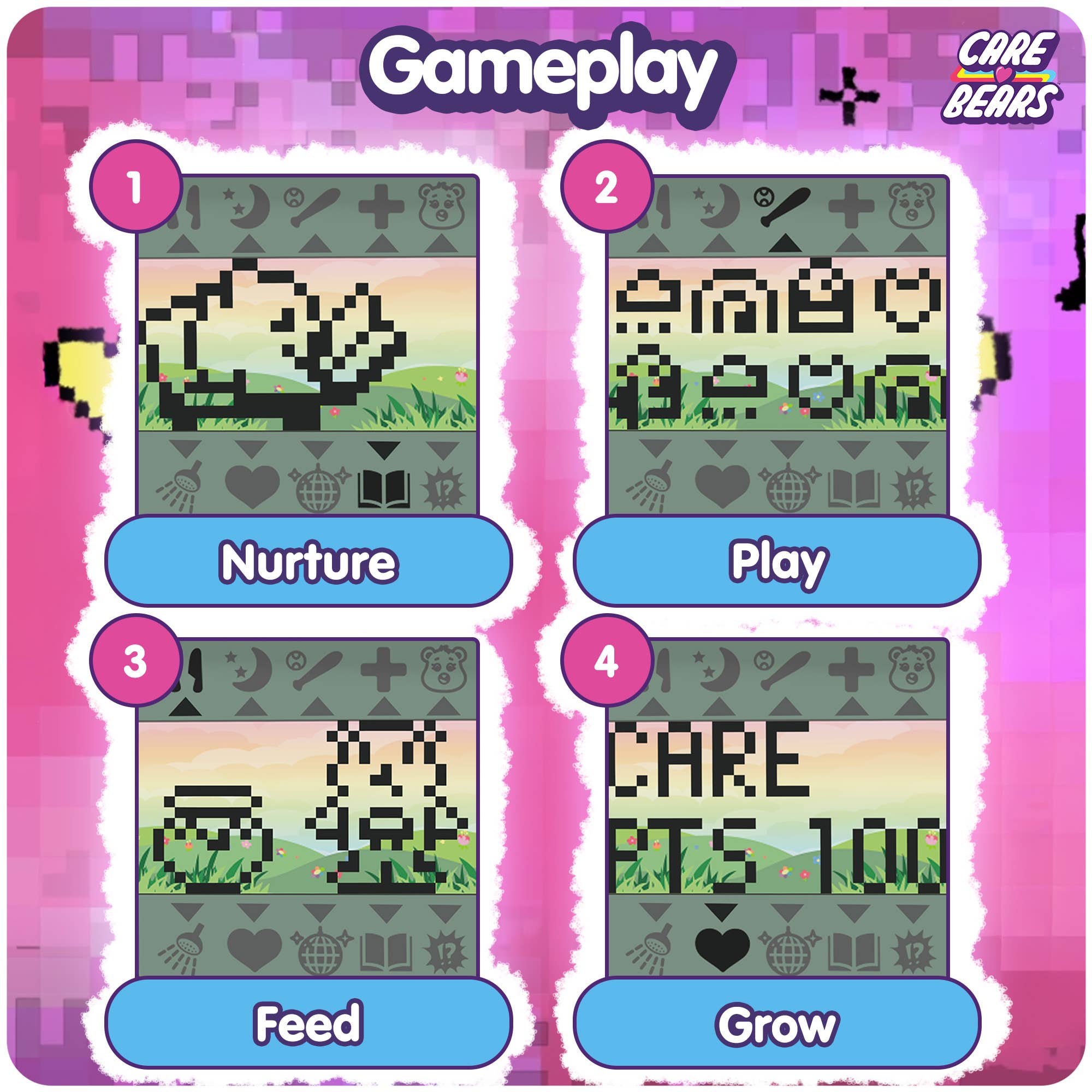 ThumbsUp! - Wholesale Electronic Toy - Kids & Baby - Care Bears Digital Pet | Cheer Bear2