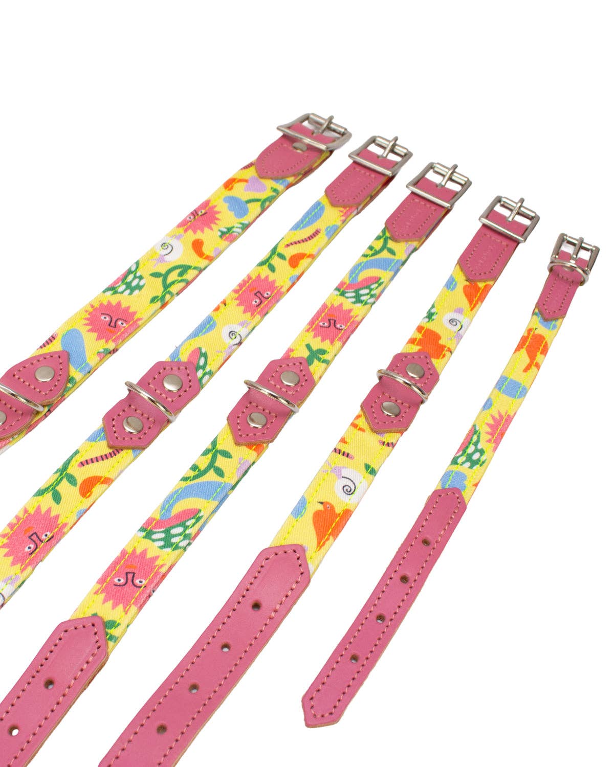 Hiro + Wolf – wholesale Pet collar – Dog – Psychedelic Garden Dog Collar3