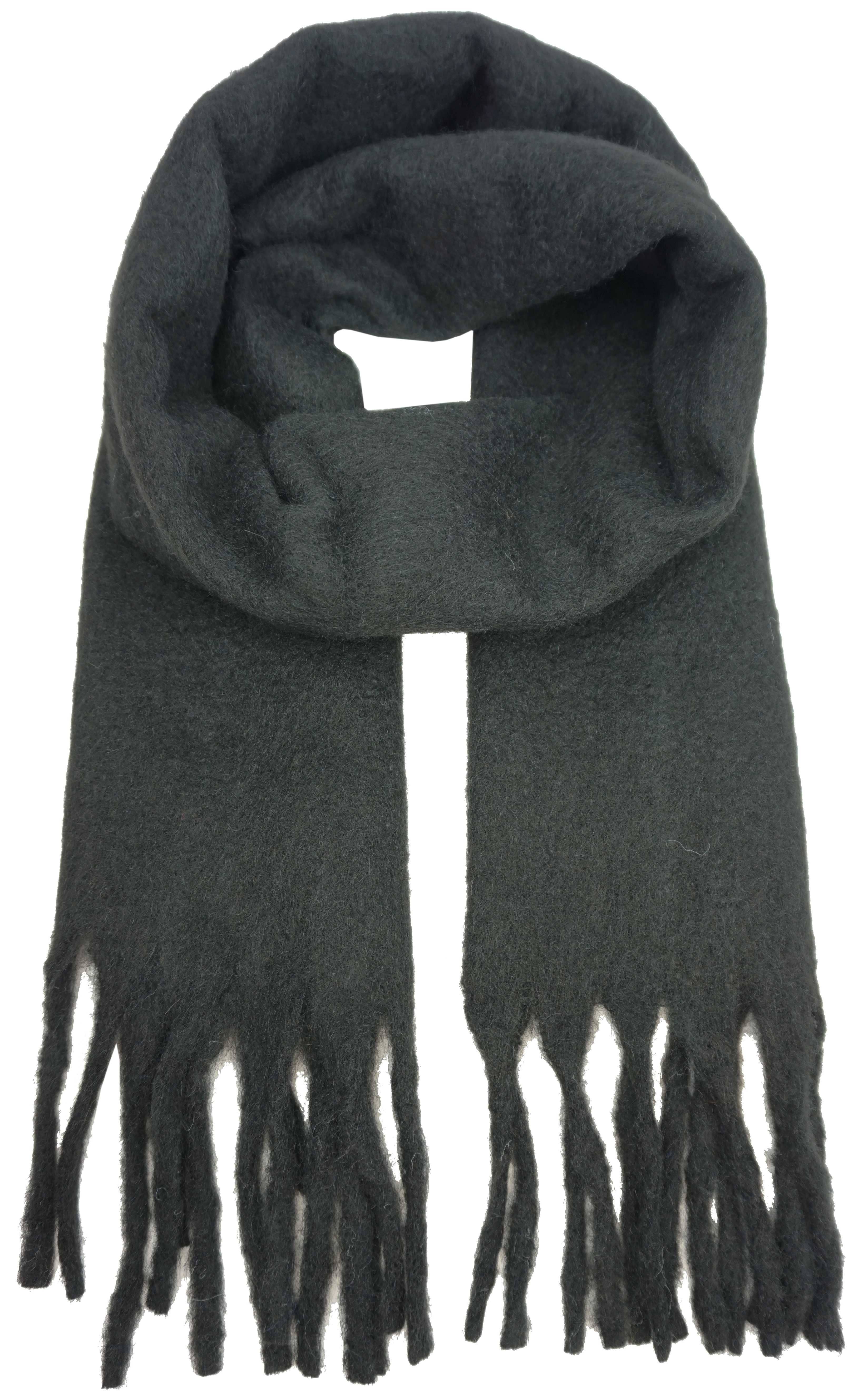 Anais - Wholesale Scarf - Women's - Thick wool scarf with fringes YF66351