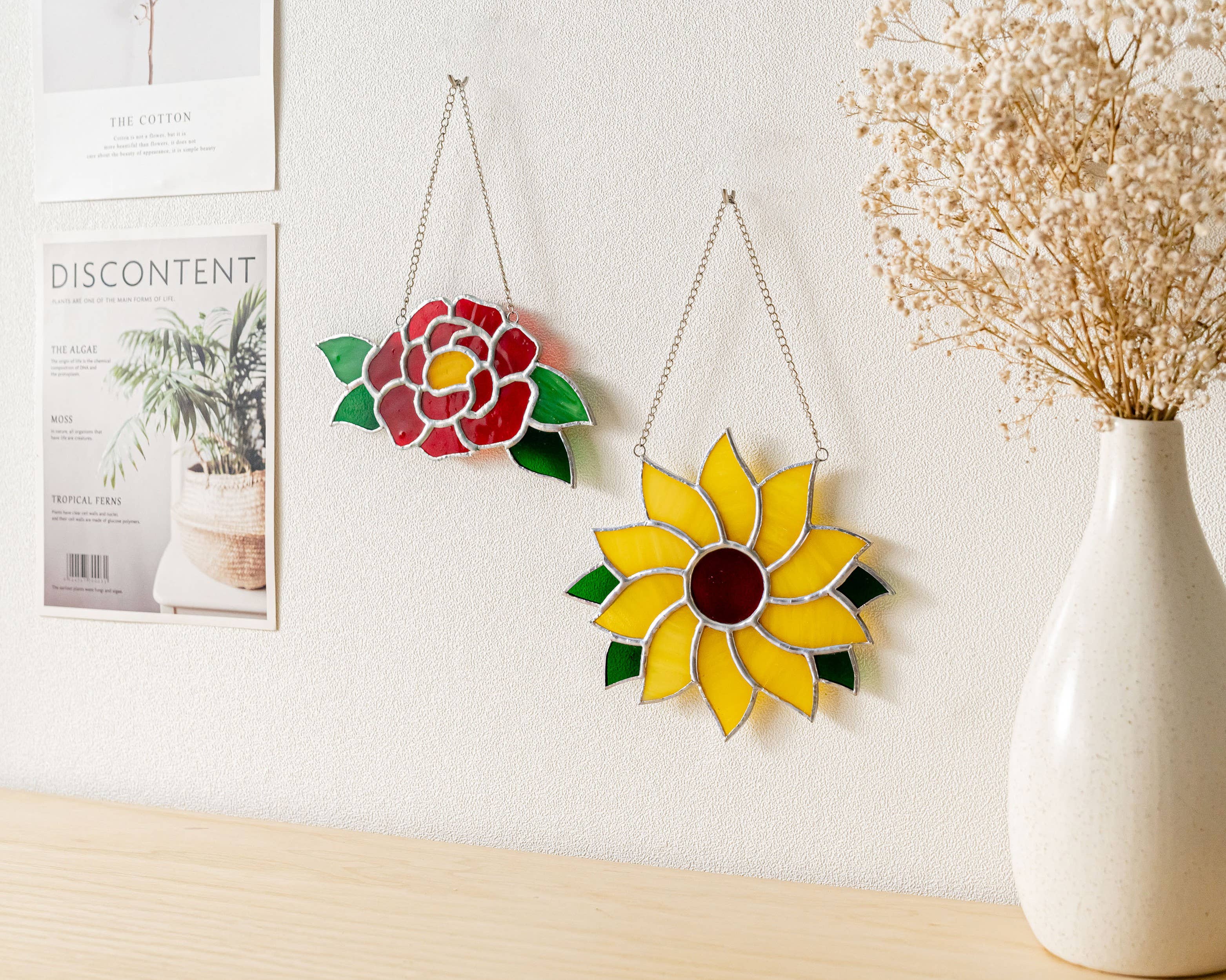 MondoBellissimo - Wholesale Zonnevanger - Gebrandschilderd glas in lood Sunflower Suncatcher F538