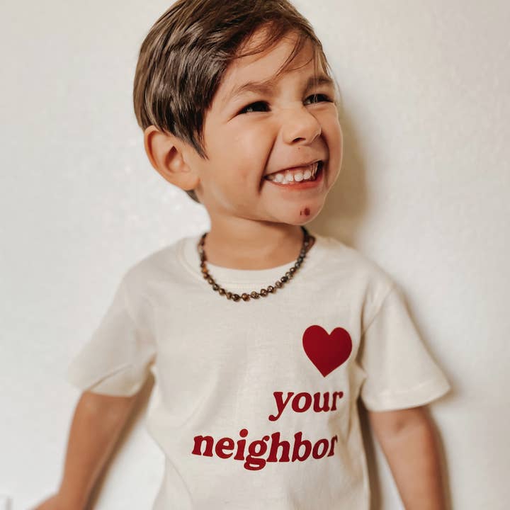 Love your neighbor / toddler youth faith based valentines for wholesale by Saucetribe