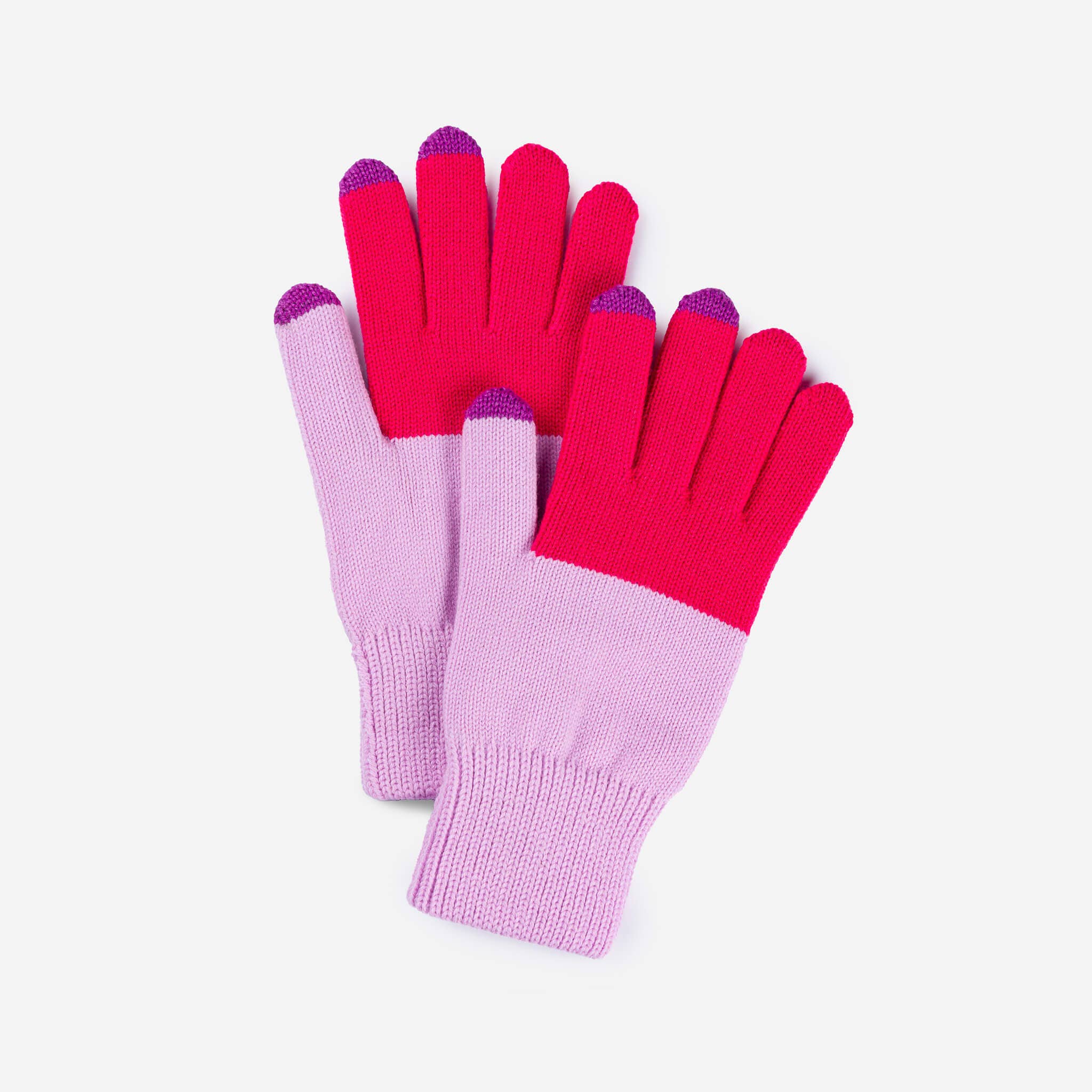 VERLOOP | knits - Wholesale Handschoenen - Dames - Kleurblok Brei Touchscreen Handschoenen59
