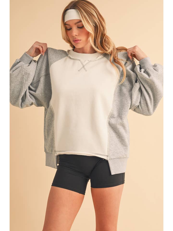 AEMI + CO - Wholesale Knit Sweater - Women's - 999FK Nya Colorblock Sweater7