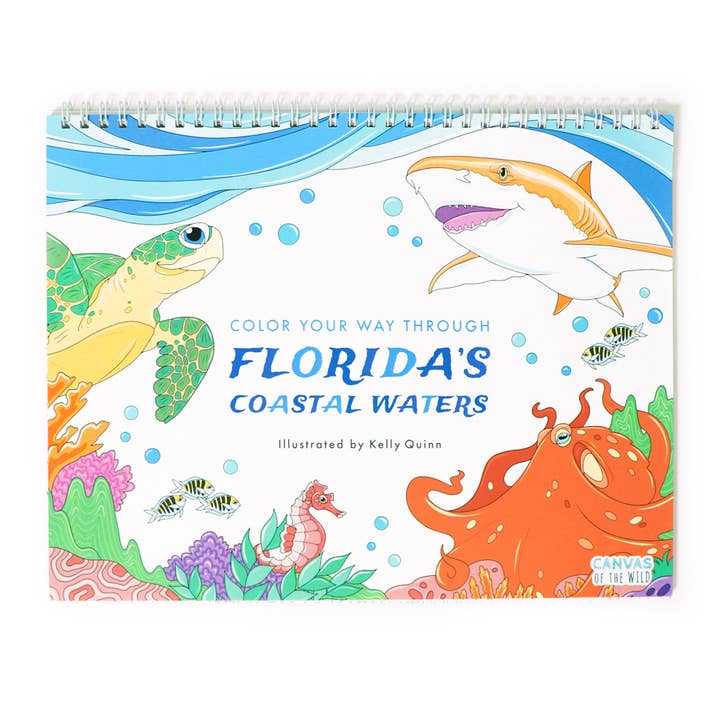 Color Your Way Through Florida's Coastal Waters for wholesale by Canvas of the Wild
