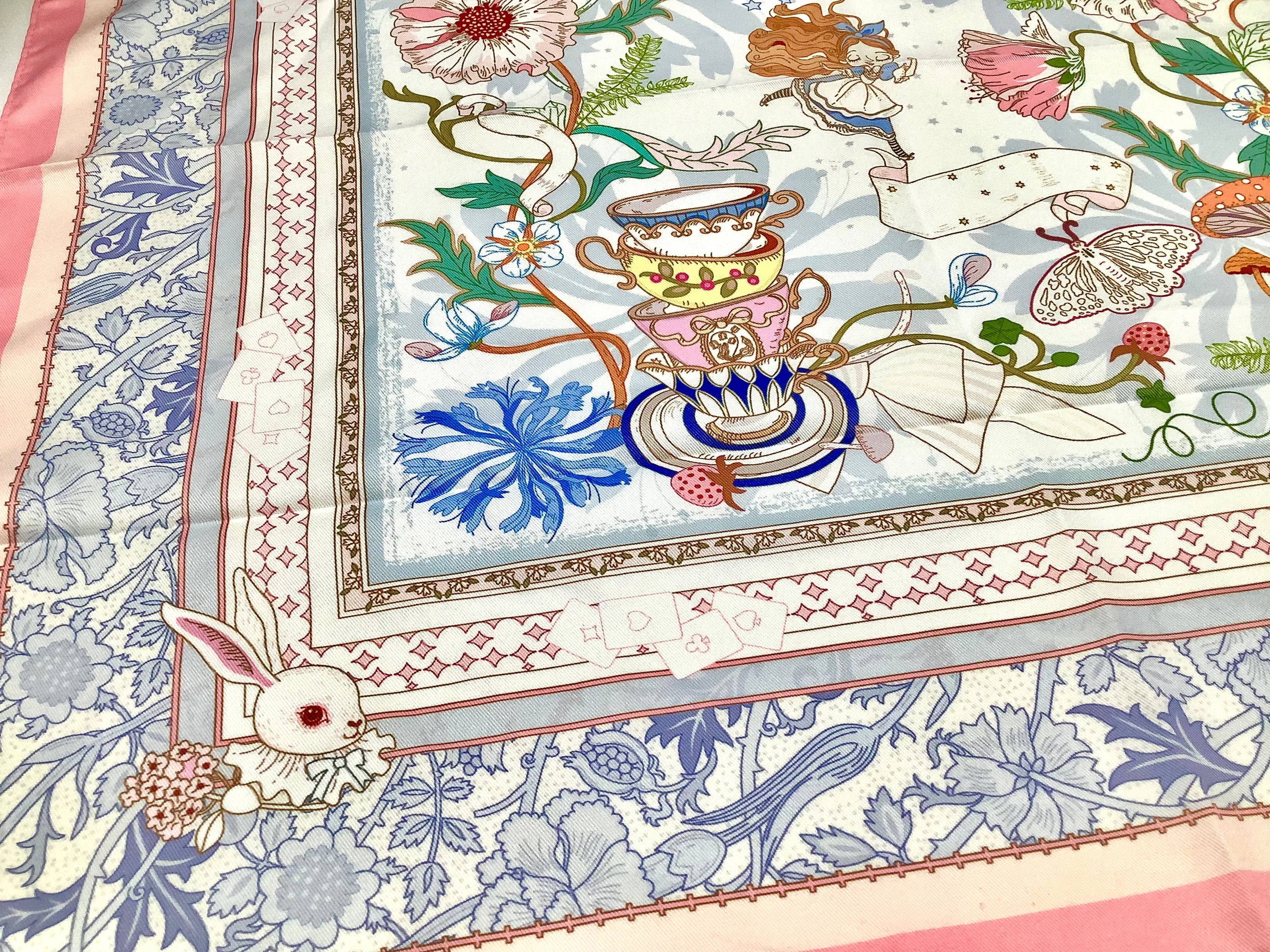 All Little Cute Things - Wholesale Scarf - Women's - Tea Party Scarf Wrap for Head, Hat, Purse, Tea House Decor1