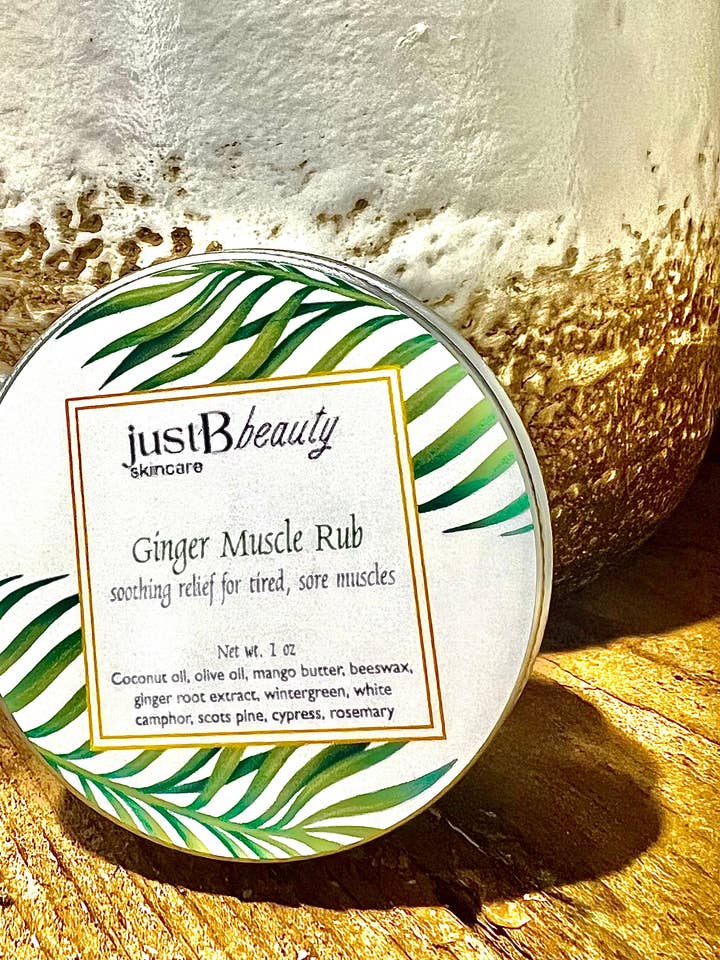 Ginger Muscle Rub for wholesale by justbbeautyskin