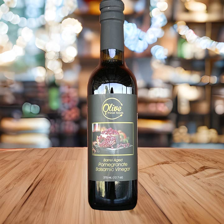 OLIVE THESE FOODS - Wholesale Vinegar - Dark Balsamic Vinegar - Pomegranate