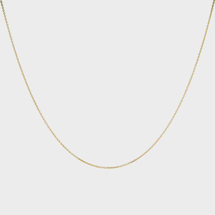 Thin Cable Strand Chain Choker Collar Necklace for wholesale by Thesis of Alexandria