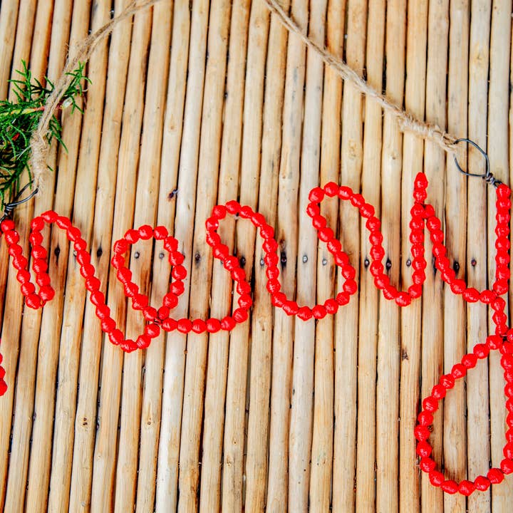 Grain of Rice Project - Wholesale Christmas Decoration - Merry Paper Bead Wall Hanging