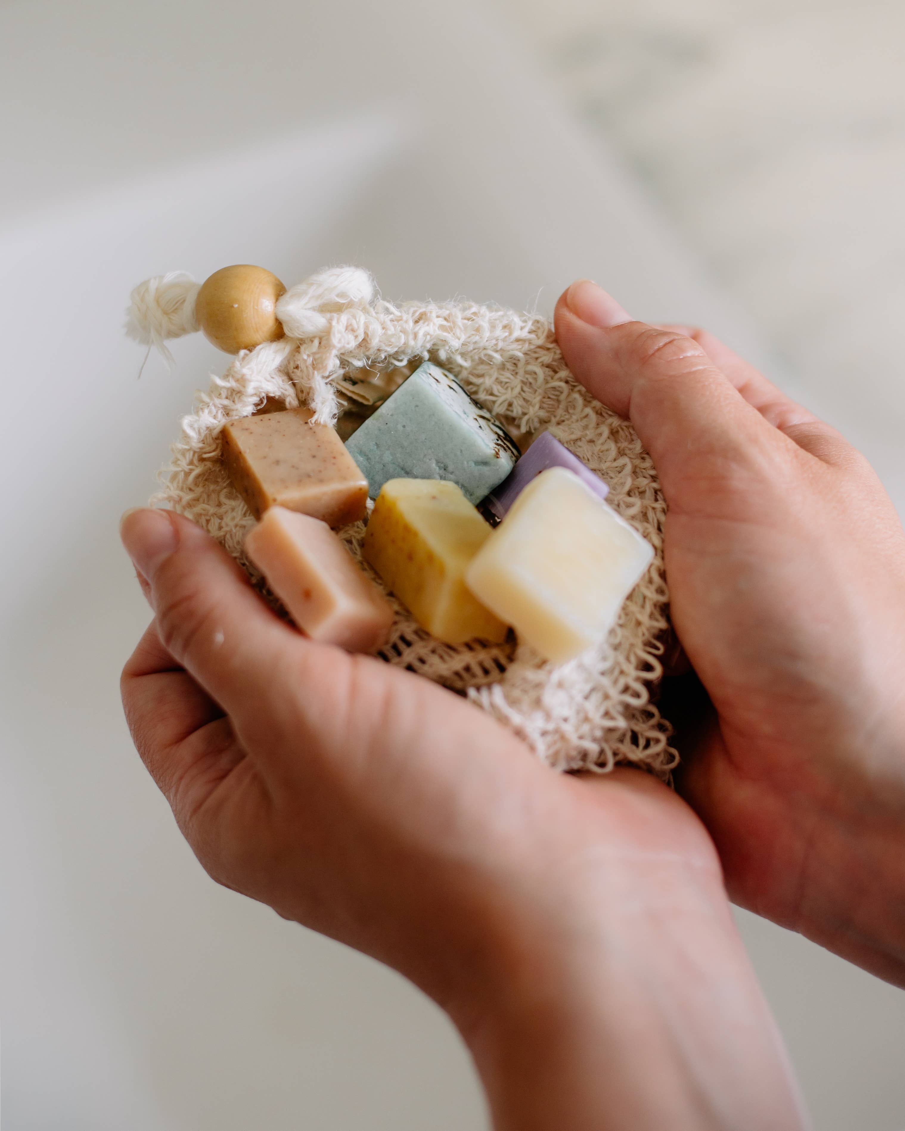 Croll & Denecke – Bolsa/saco de sabão por atacado – Saco para sabonete de sisal feito com material ecológico para bem-estar natural3