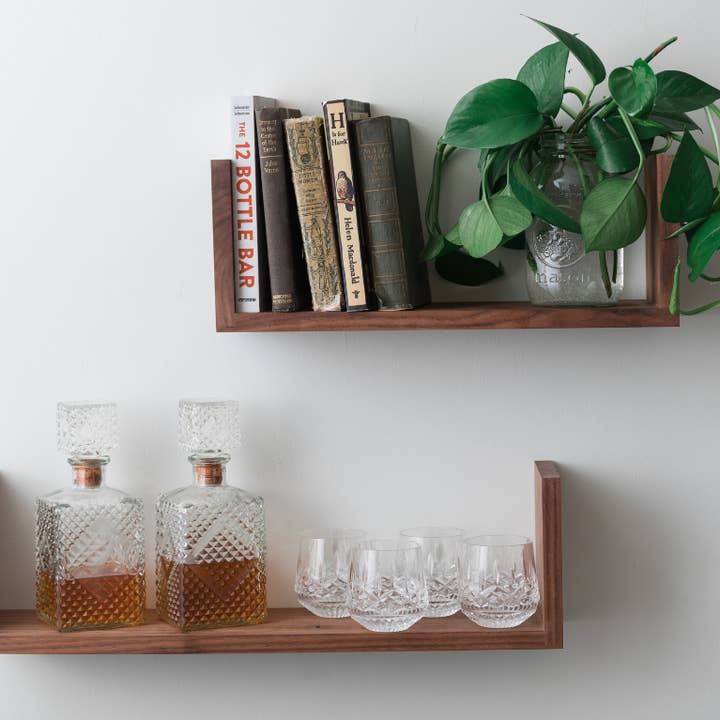 Floating U Shelf for wholesale by Deep Cut