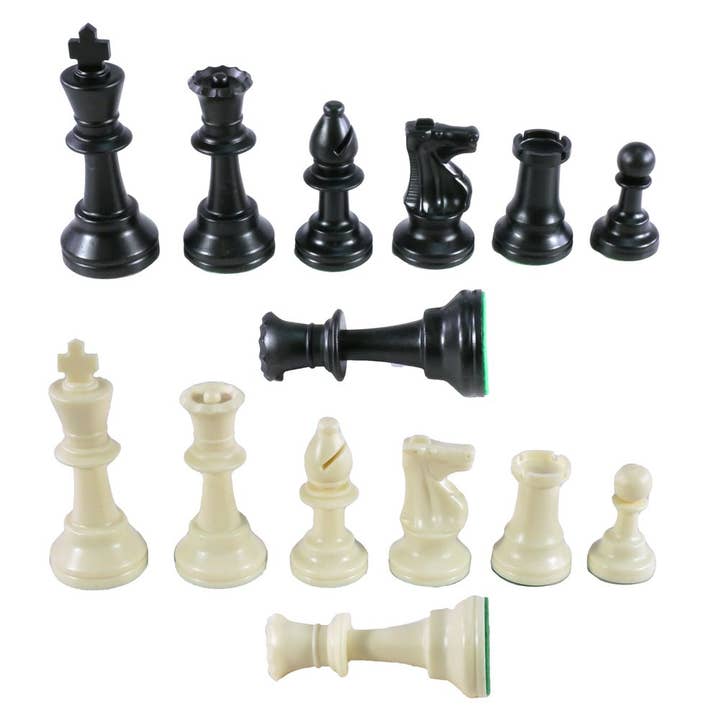 WorldWise Imports - Wholesale Board Game - Chessmen - Triple weighted Tournament Chessmen