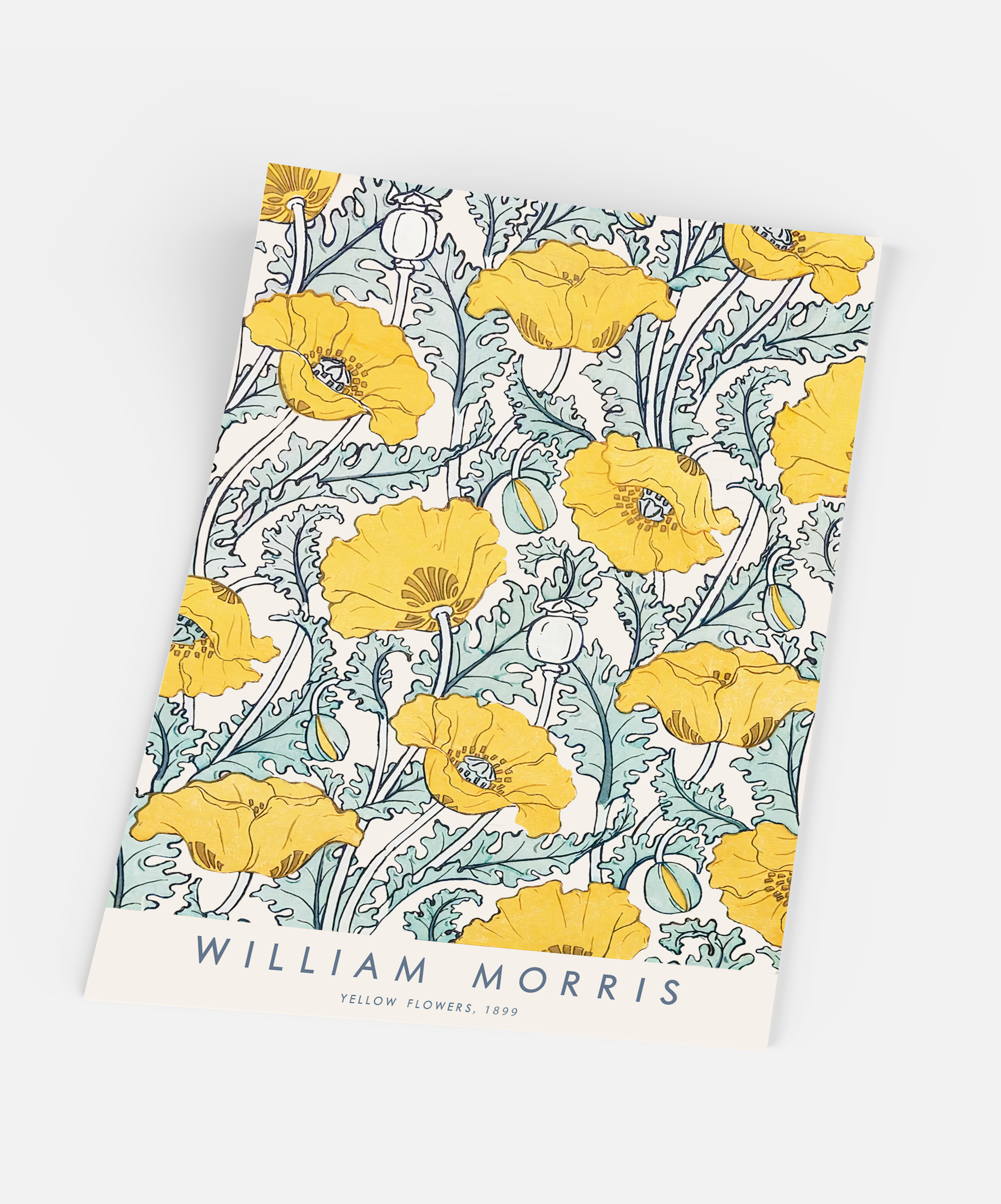 Gustave - Wholesale Art Print - William Morris, Yellow Flowers1