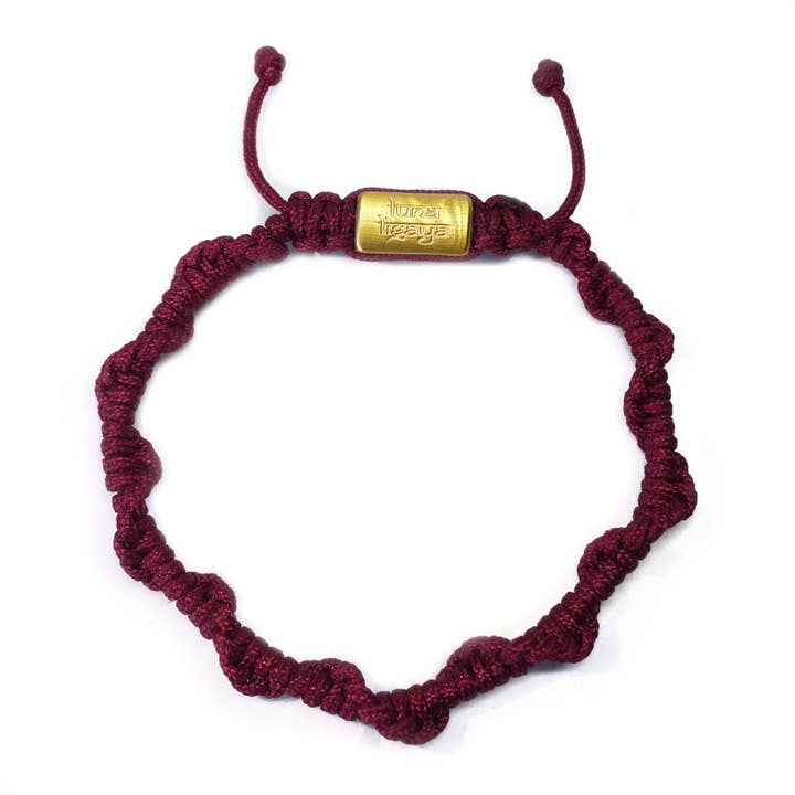 Bracelet mantra bordeaux pour la vente par Luna Ligaya