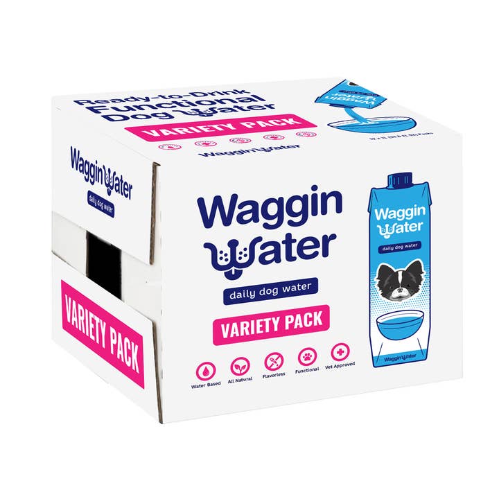 Waggin Water - Wholesale Pet Water Bottle - Dog - Waggin Water MIXED CASE 1L1