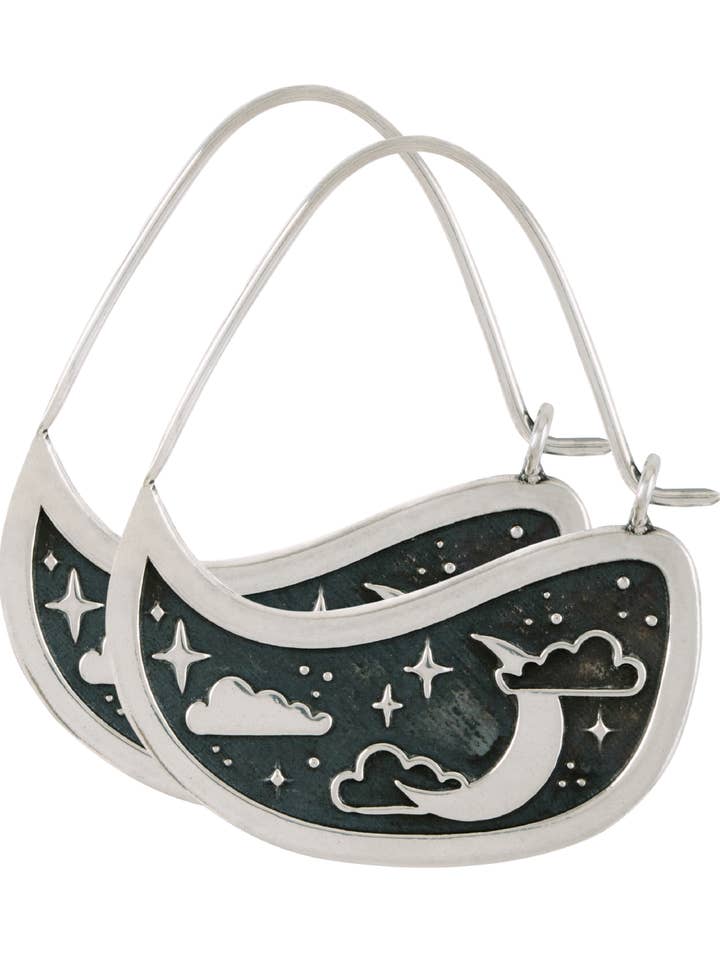Mantra | Brincos Swoop Grandes Dream Moon por atacado de LanaBetty