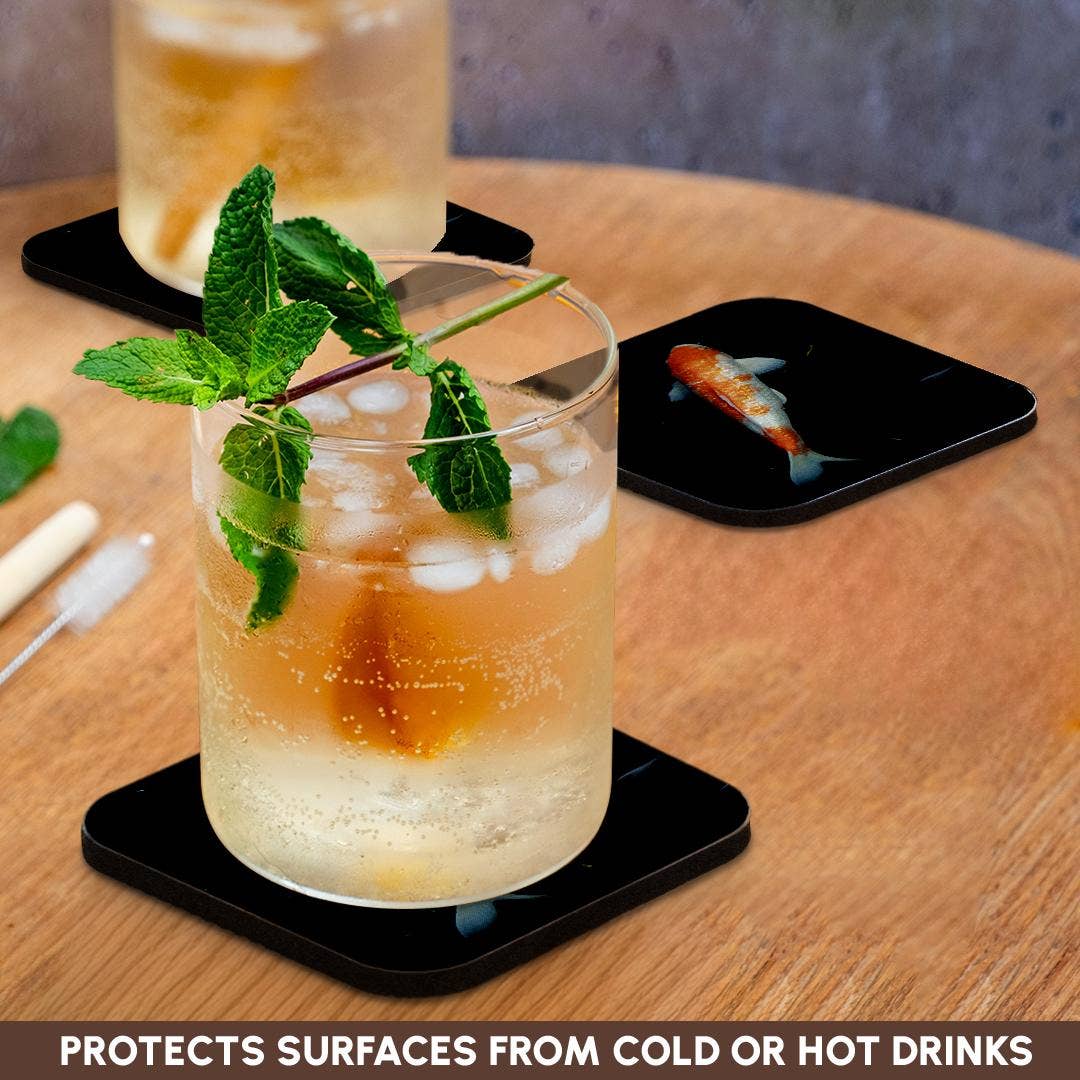 3dRose - Wholesale Coasters - 3dRose, Orange White Colors Koi Fish, Coaster9