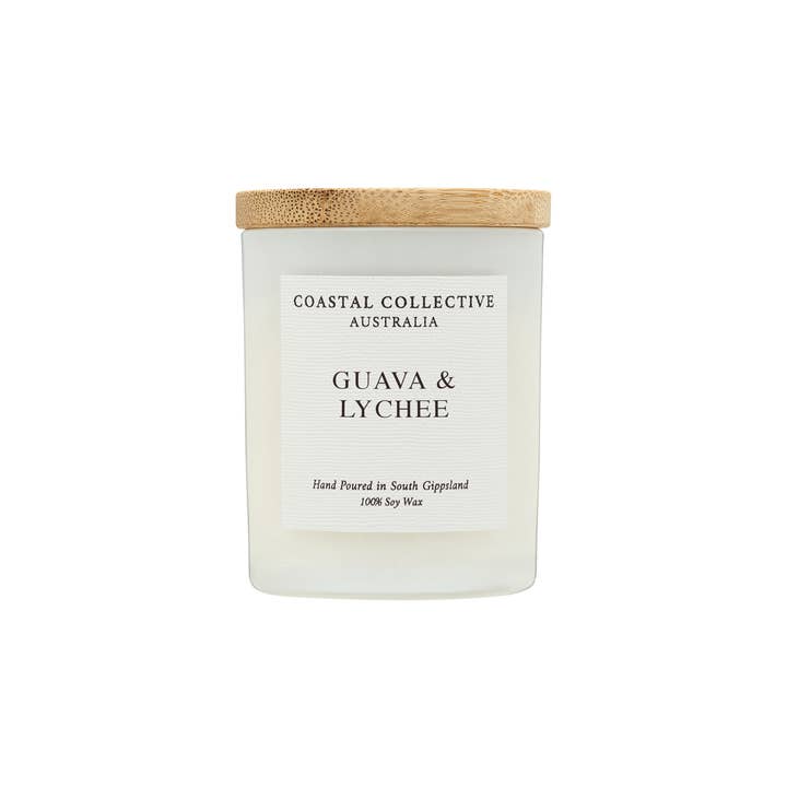 Coastal Collective Australia - Wholesale Jar/filled candle - GUAVA LYCHEE MINI JAR CANDLE0