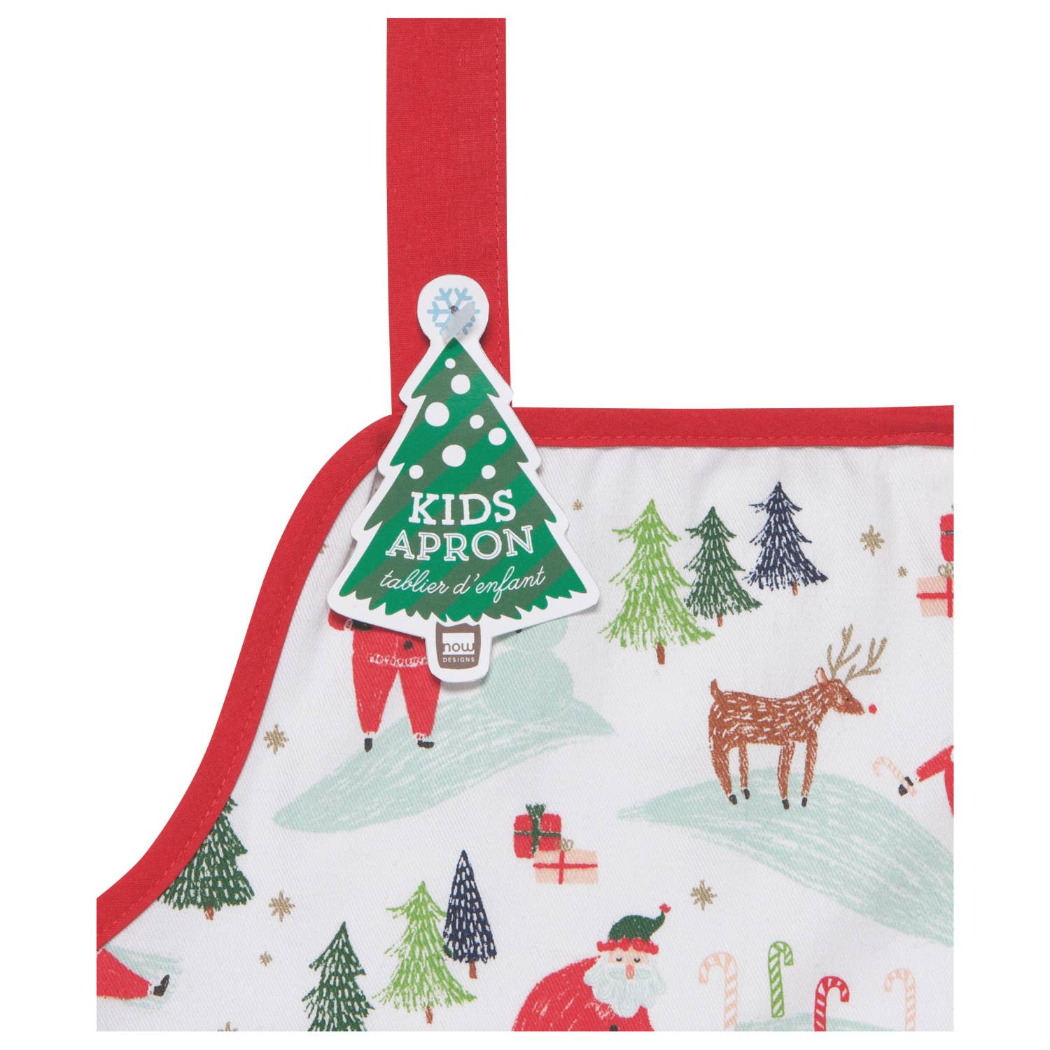 Danica Outlet Store - Wholesale Apron - Kids - Now Designs Must Be Santa Kids Apron1