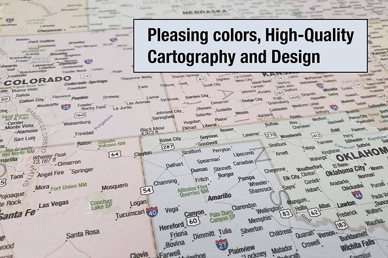 Map Shop - Wholesale Map - United States Odyssey Wall Map  - Laminated3