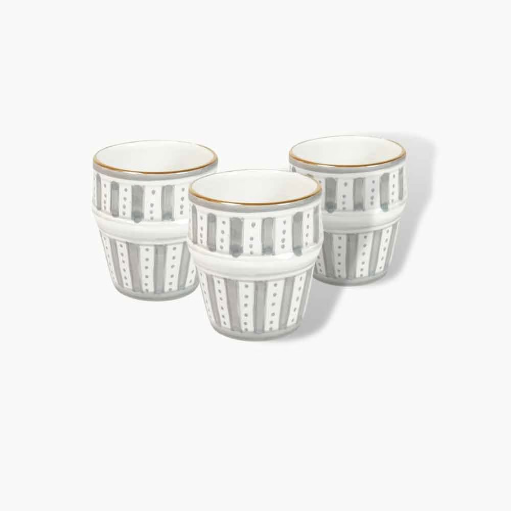 High crafty – wholesale Coffee/tea cup – Hand-Decorated Moroccan Ceramic Tea Cups with Pure Gold Orna4