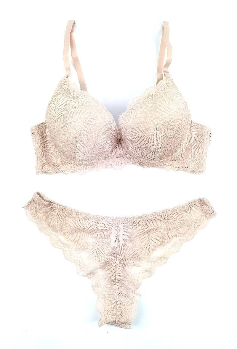 Belle Com'Elle – wholesale Lingerie Set – women's – Bra & String Set with frame/JN7201B14