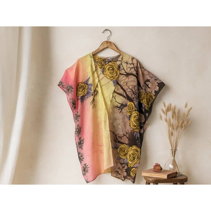 Fabrica Kraft – wholesale Kimono – Women's – Sari Kimonos | Fabric Shrugs | Multicolored Saree Kimono34