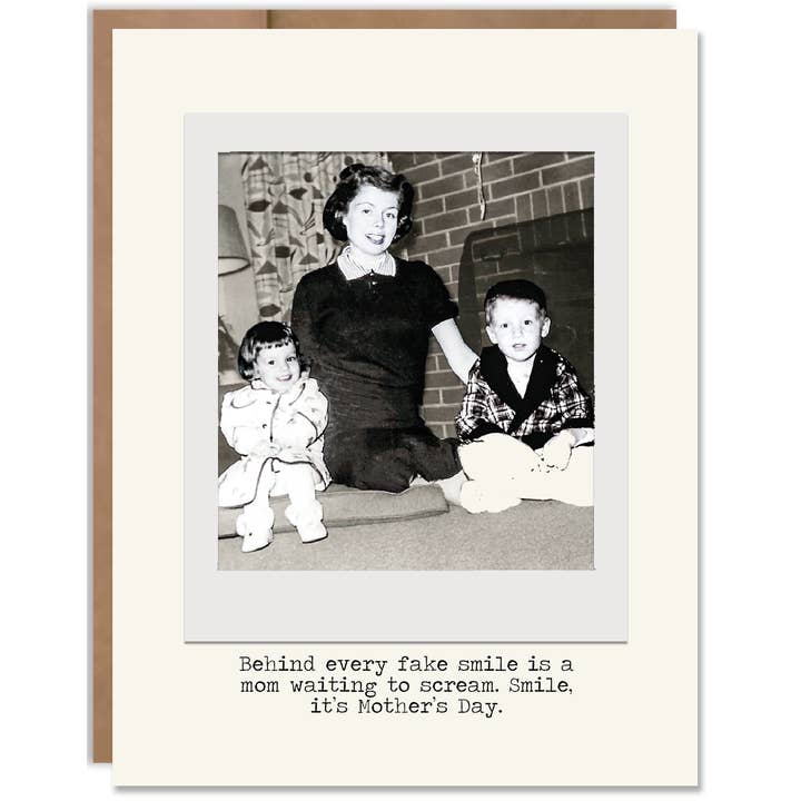 Derrière chaque faux sourire - Fête des mères, amitié pour la vente par Heavenly Debbie