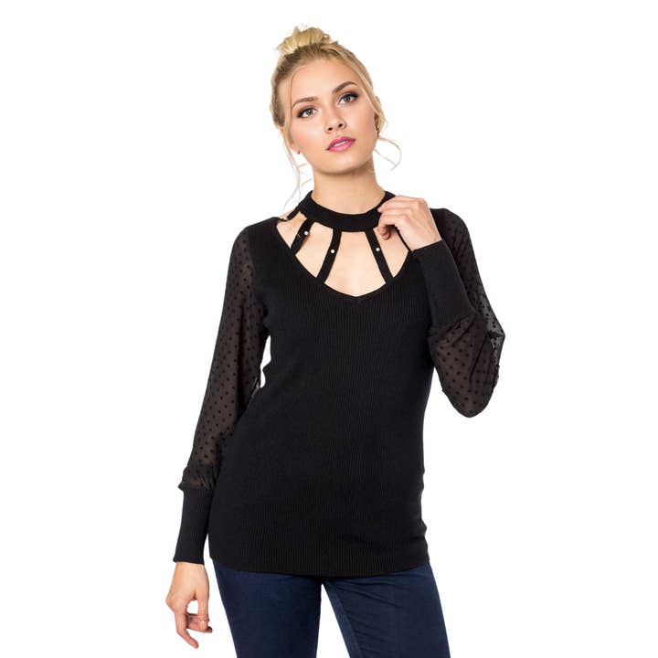 Pull à manches longues Popcorn pour la vente par Importation 1867