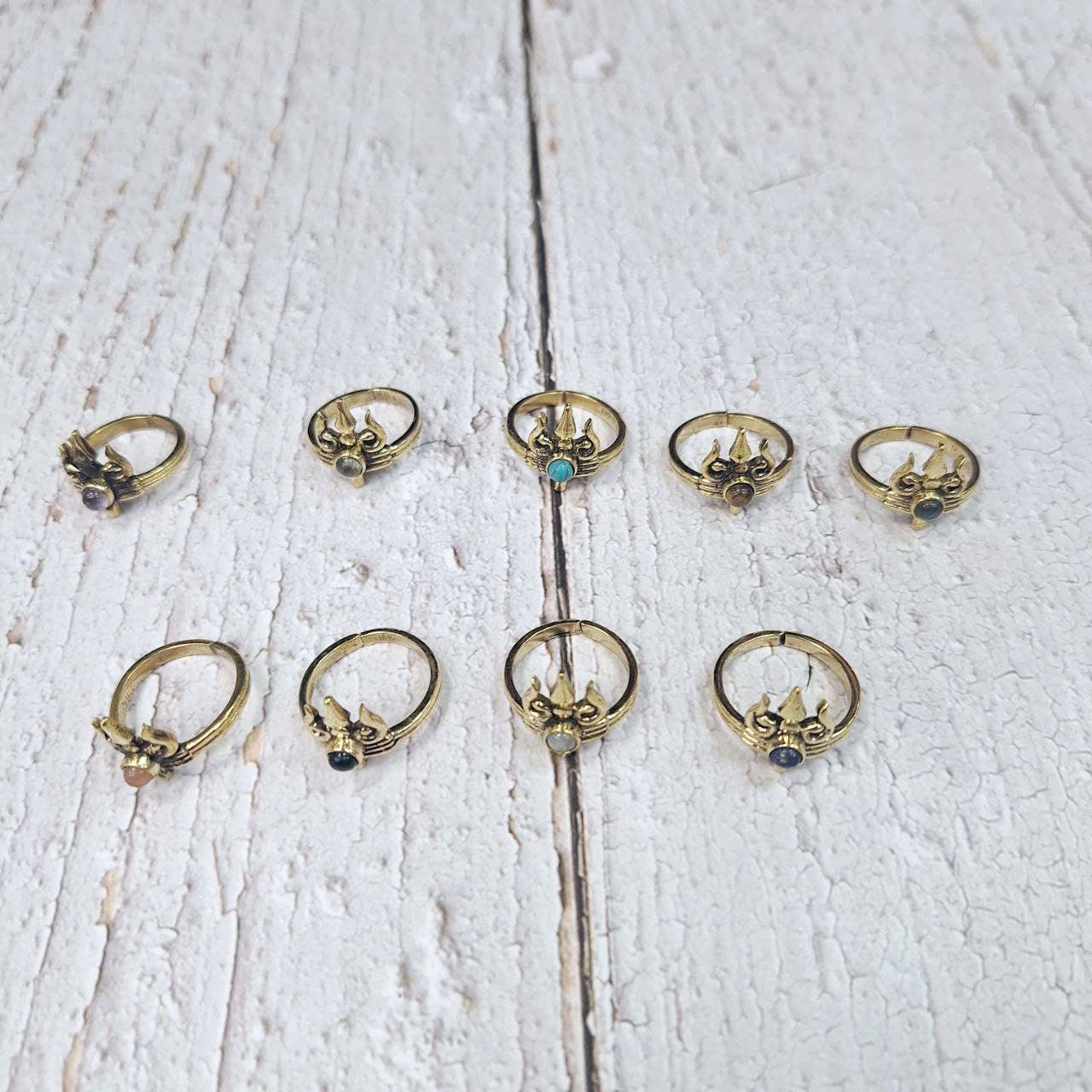 Hecho a mano - Wholesale Single Stone/Solitaire Ring - Assortment of rings14