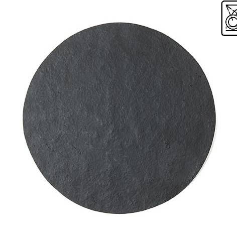 Black Resin Charger Tray (2) D39 cm for wholesale by Fiorirà un giardino