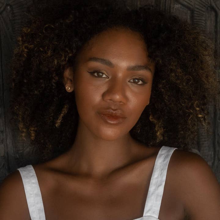 Made By Nami - Wholesale Stud/Post Earrings - Open Circle Stud Earrings | Gold2