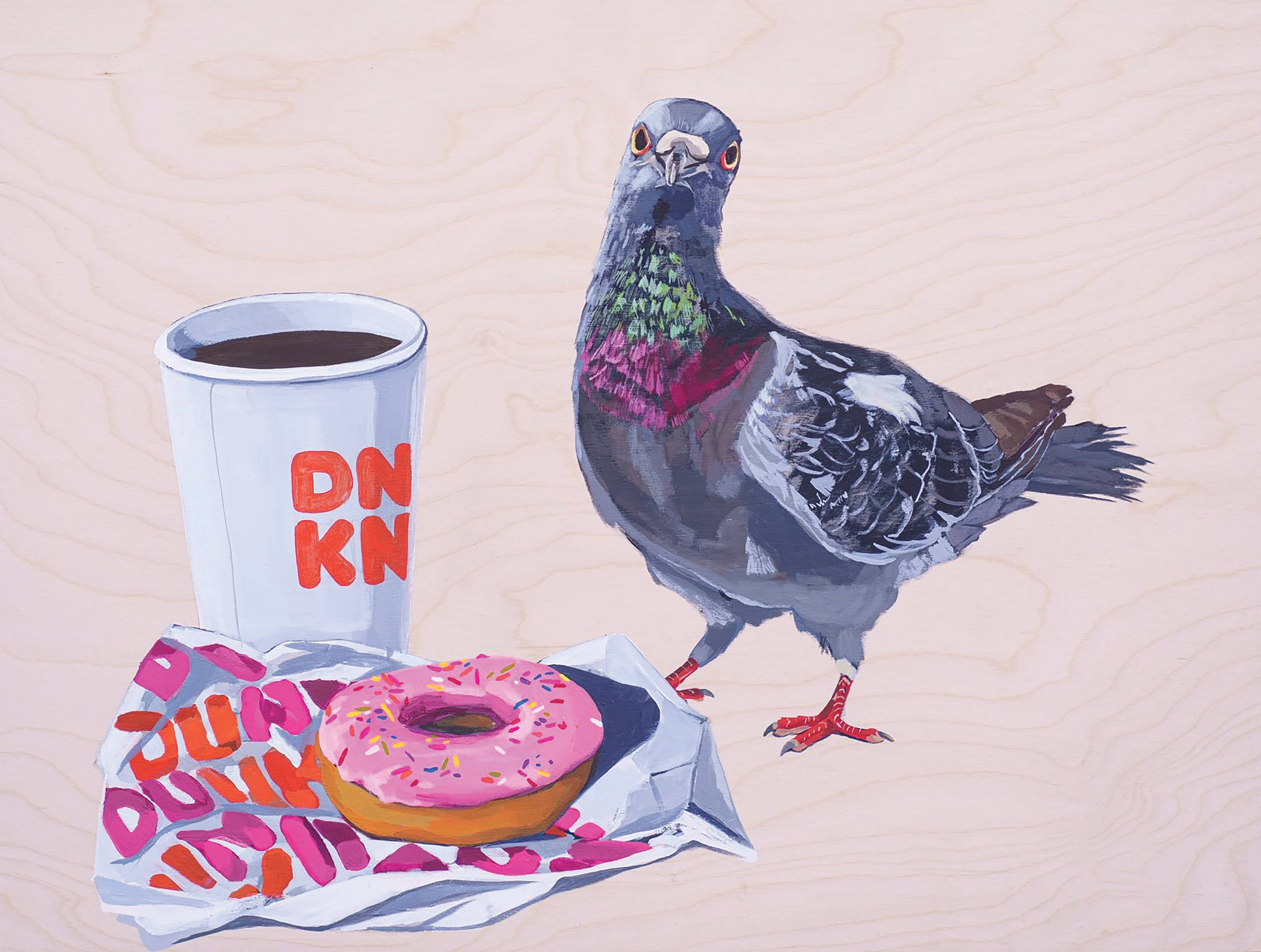 FLYN - Wholesale Beanie - Unisex - Pigeons Run On Donuts Beanie3