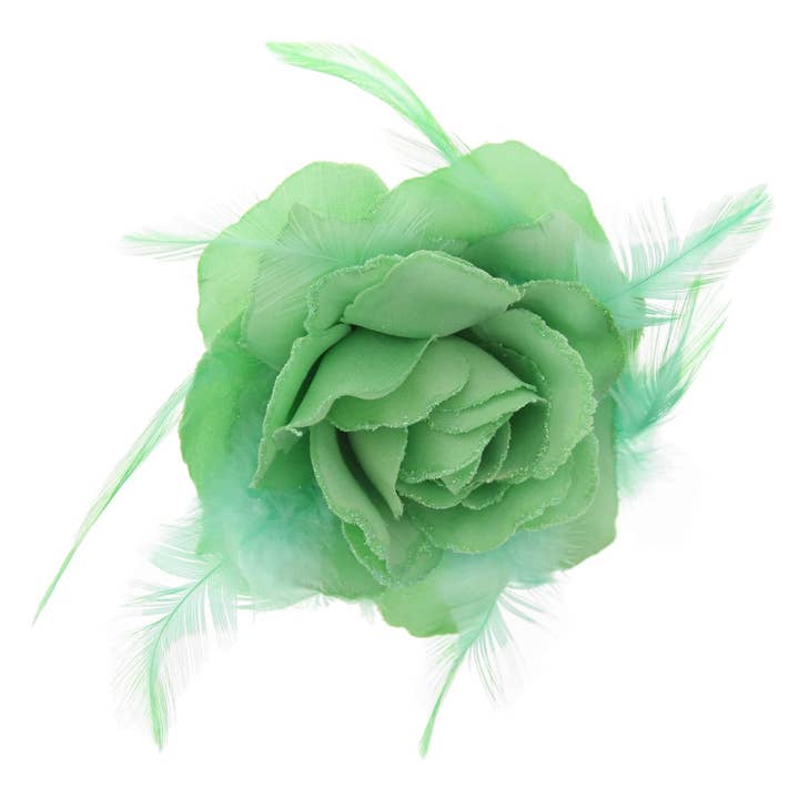 Topkids Accessories - Wholesale Fascinator Hat - Women's - Rose Flower Hair Clip Hairband Floral Corsage Fascinator Hair Band Aligator Beak Grip for Women & Girls Wedding Prom Party Special Occasion39