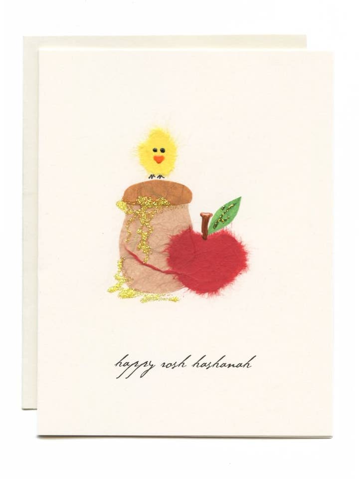 „Happy Rosh Hashanah” Vogel op honing voor wholesale door FLAUNT HANDMADE CORRESPONDENCES