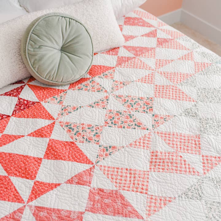 Wild Plum Lane - Wholesale Craft Sewing Kit - Wildflower Petals Quilt Pattern - Printed9