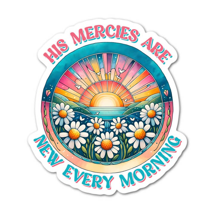 Hans nåde er ny hver morgen for engroshandel hos Stick-It Expressions