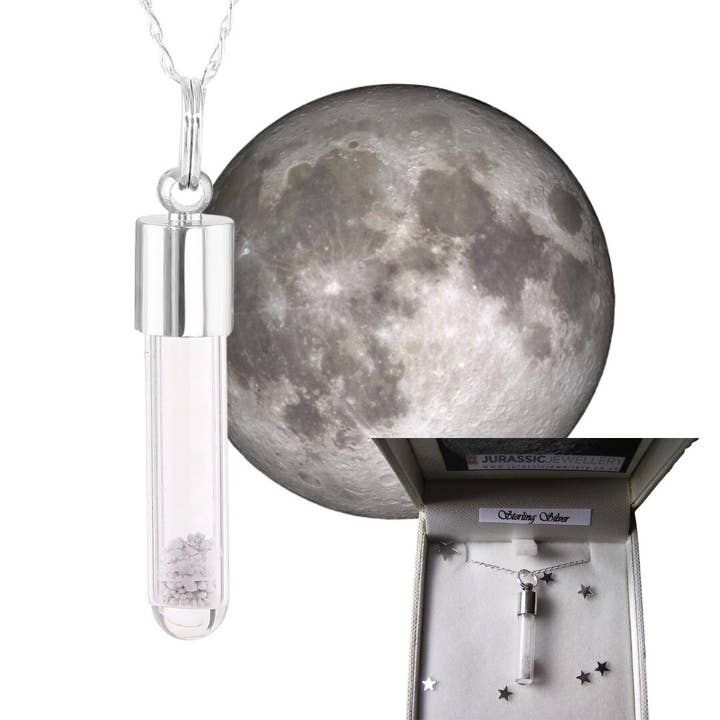 Moon Dust Necklace - Tube Shape for wholesale by Jurassic Jewellery