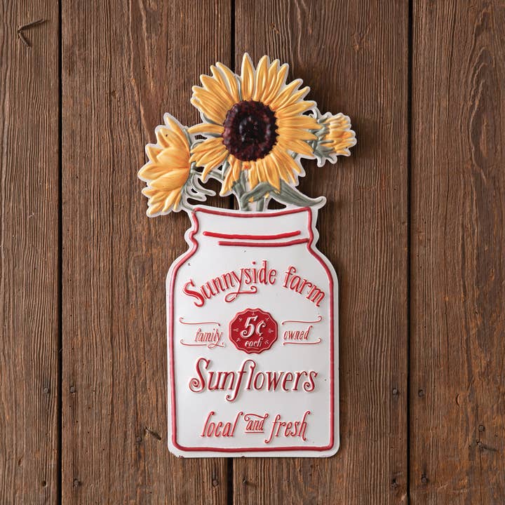 CTW Home Collection - Wholesale Sign - Sunnyside Farm Sunflowers Sign
