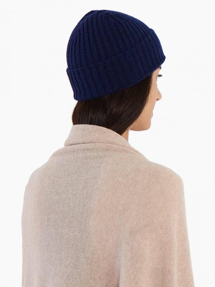 Gorro acanalado de cachemir puro para venta al por mayor de MaisonCashmere