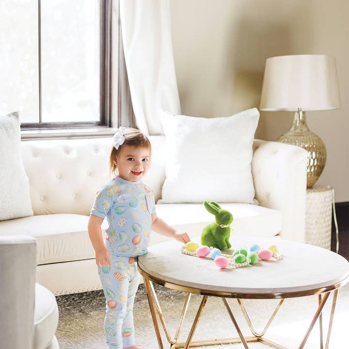 Nola Tawk - Wholesale Sleepwear Set - Kids - The Hunt is On Easter Organic Cotton Pajama Set