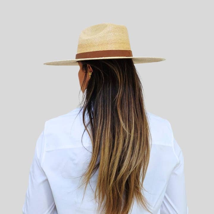 Sombrero de paja CALA Truman para mujer para venta al por mayor de PETRA SAVAGE