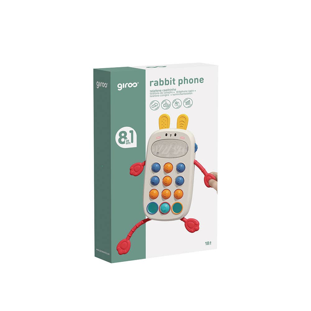 AJ Aguiar - Wholesale Classic Toy - Kids - Interactive Bunny Phone 8 Functions2