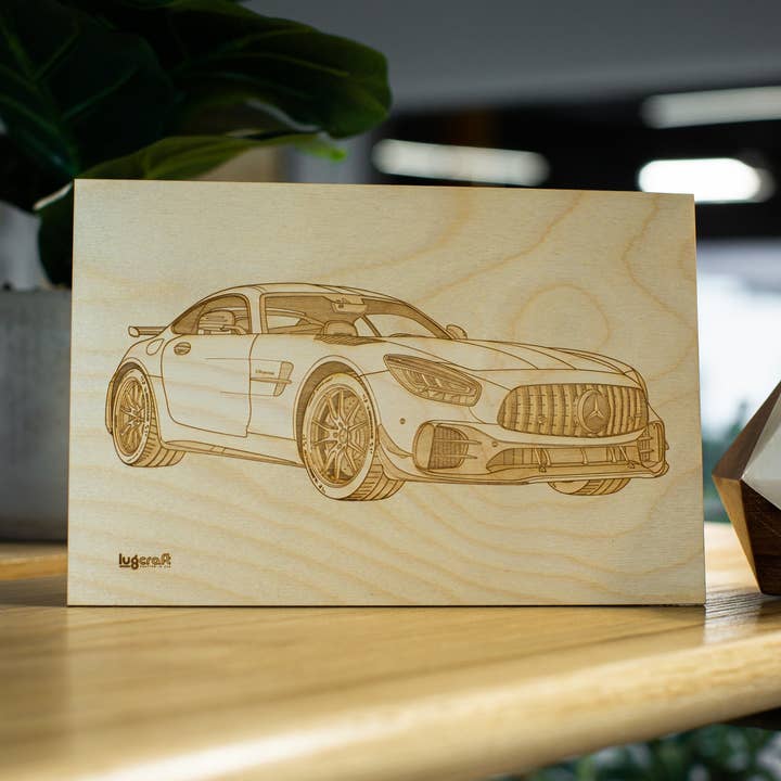 AMG GTR Pro Collectible Engraving for wholesale by Lugcraft